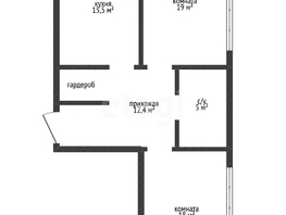 Продается 2-комнатная квартира ЖК Гарантия на Обрывной, литера 3, 70  м², 14000000 рублей