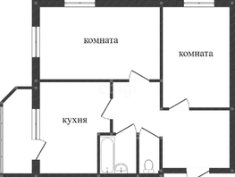 Продается 2-комнатная квартира Домбайская ул, 56.6  м², 9450000 рублей