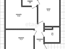 Продается 2-комнатная квартира Западный Обход ул, 47.5  м², 5800000 рублей