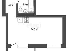 Продается Студия Старокубанская ул, 33.8  м², 6100000 рублей