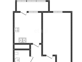 Продается 1-комнатная квартира Черкасская ул, 30  м², 3490000 рублей