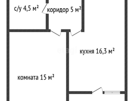 Продается 1-комнатная квартира ЖК Сердце, 42.3  м², 7950000 рублей