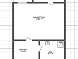 Продается Студия ЖК Гулливер, литера 1, 27.7  м², 4150000 рублей