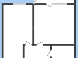 Продается 1-комнатная квартира ЖК Фонтаны, литер 13, 31  м², 6080000 рублей