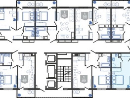 Продается 2-комнатная квартира ЖК Облака-3, дом 1, 84  м&sup2;, 15305724 рублей