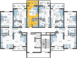 Продается Студия ЖК Горный квартал, литера 4, 25.3 м², 8963790 рублей