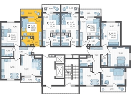 Продается Студия ЖК Горный квартал, литера 4, 26.3 м², 9055090 рублей