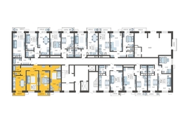 Продается 3-комнатная квартира ЖК Небо, литера 2, 85.1  м², 11658700 рублей