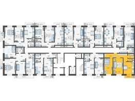 Продается 2-комнатная квартира ЖК Небо, литера 4, 64.5  м², 9785760 рублей