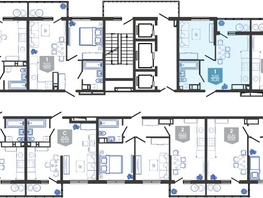 Продается 1-комнатная квартира ЖК Облака-3, дом 1, 34.2  м&sup2;, 8656123 рублей
