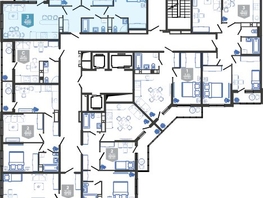 Продается 3-комнатная квартира ЖК Облака-3, дом 1, 79.6  м², 14136960 рублей