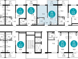 Продается 1-комнатная квартира ЖК Лестория, дом 2, 36  м&sup2;, 17441375 рублей