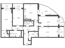 Продается 4-комнатная квартира Уральская ул, 111.4  м², 19000000 рублей