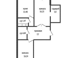 Продается 2-комнатная квартира Севастопольская ул, 66.9  м², 8950000 рублей