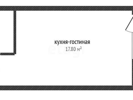 Продается Студия Любимово мкр, 26.7  м², 4000000 рублей