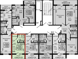 Продается Студия ЖК Botanica Hills (Ботаника Хилс), литера 2, 17.38  м², 6379000 рублей