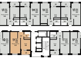 Продается 1-комнатная квартира ЖК Славянка, литера 10, 38.29 м², 4473765 рублей