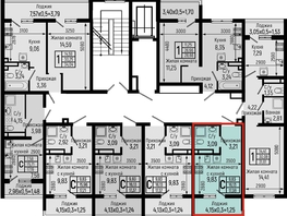 Продается Студия ЖК Botanica Hills (Ботаника Хилс), литера 1, 17.38  м², 6378460 рублей