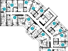 Продается 1-комнатная квартира АО Нескучный сад, корпус 1, 22.2  м², 26184900 рублей