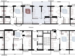 Продается 2-комнатная квартира ЖК Отражение, 2 очередь литера 4, 57.2  м&sup2;, 7114429 рублей