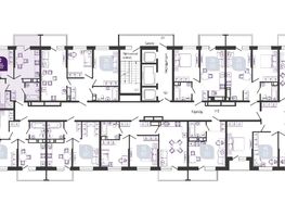 Продается 2-комнатная квартира ЖК Улыбка, литера 2, 44.7  м², 7042070 рублей