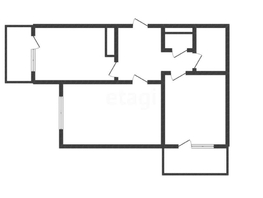 Продается 2-комнатная квартира ЖК Бауинвест, литера 4.1, 58.2  м², 7500000 рублей