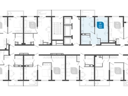 Продается 1-комнатная квартира ЖК Облака-2, блок секция 1-3, 36.8  м², 7669120 рублей