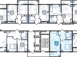 Продается 1-комнатная квартира ЖК Облака-3, дом 1, 40.1 м², 7693185 рублей