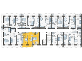 Продается 2-комнатная квартира ЖК Небо, литера 5, 62.6  м², 9683920 рублей