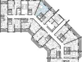 Продается 1-комнатная квартира АО Нескучный сад, корпус 1, 34.3 м², 40969200 рублей