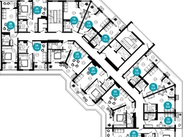 Продается 2-комнатная квартира АО Нескучный сад, корпус 1, 46 м², 41073400 рублей