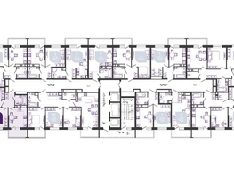Продается 2-комнатная квартира ЖК Улыбка, литера 1, 45.6 м², 6142020 рублей