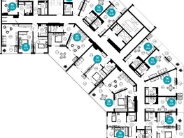 Продается 1-комнатная квартира АО Нескучный сад, корпус 1, 36.5  м², 41390160 рублей