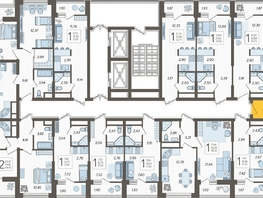 Продается 2-комнатная квартира ЖК Кислород, корпус 2, 52.3 м², 19560200 рублей