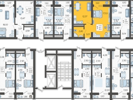 Продается 1-комнатная квартира ЖК Кислород, корпус 13, 38.1 м², 16107000 рублей