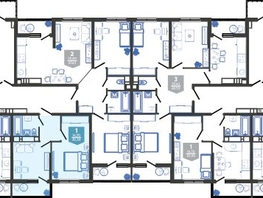 Продается 1-комнатная квартира ЖК Облака-3, дом 1, 32.3 м², 7348250 рублей