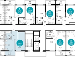 Продается 1-комнатная квартира ЖК Лестория, дом 2, 36.3 м², 17122710 рублей