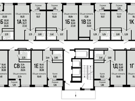 Продается 2-комнатная квартира ЖК Славянка, литера 10, 65.29 м², 6529200 рублей