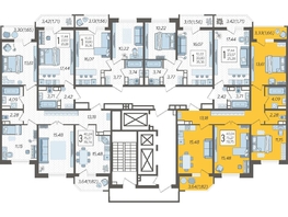 Продается 3-комнатная квартира ЖК Ural (Урал), 78.75 м², 8804250 рублей
