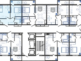 Продается 2-комнатная квартира ЖК Облака-3, дом 1, 49.9 м², 9965030 рублей