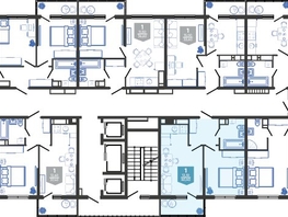 Продается 1-комнатная квартира ЖК Облака-3, дом 1, 40.4 м², 8134540 рублей