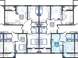 Продается 1-комнатная квартира ЖК Облака-3, дом 1, 32.3 м², 7574350 рублей