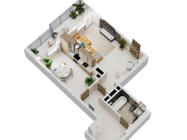 Продается 1-комнатная квартира ЖК Золотой Берег, литер 1, 53.55 м², 11406150 рублей