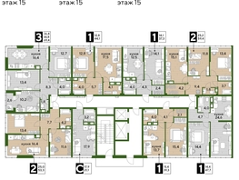 Продается 1-комнатная квартира ЖК DOGMA PARK (Догма парк), литера 2, 43.9  м², 7642990 рублей