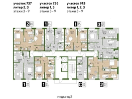 Продается 1-комнатная квартира ЖК DOGMA PARK (Догма парк), литера 2, 39.3  м², 7054350 рублей