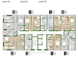 Продается 1-комнатная квартира ЖК DOGMA PARK (Догма парк), литера 3, 47  м², 7952400 рублей