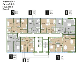 Продается 1-комнатная квартира ЖК DOGMA PARK (Догма парк), литера 11, 60.7  м², 9226400 рублей