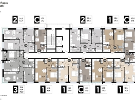Продается 2-комнатная квартира ЖК DOGMA PARK (Догма парк), литера 16, 59.6 м², 7798541 рублей