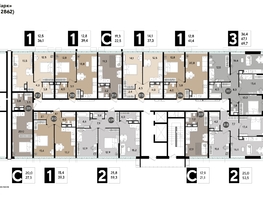Продается 1-комнатная квартира ЖК DOGMA PARK (Догма парк), литера 17, 41  м², 7257000 рублей