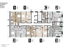 Продается 3-комнатная квартира ЖК DOGMA PARK (Догма парк), литера 20, 72.1 м², 9129591 рублей